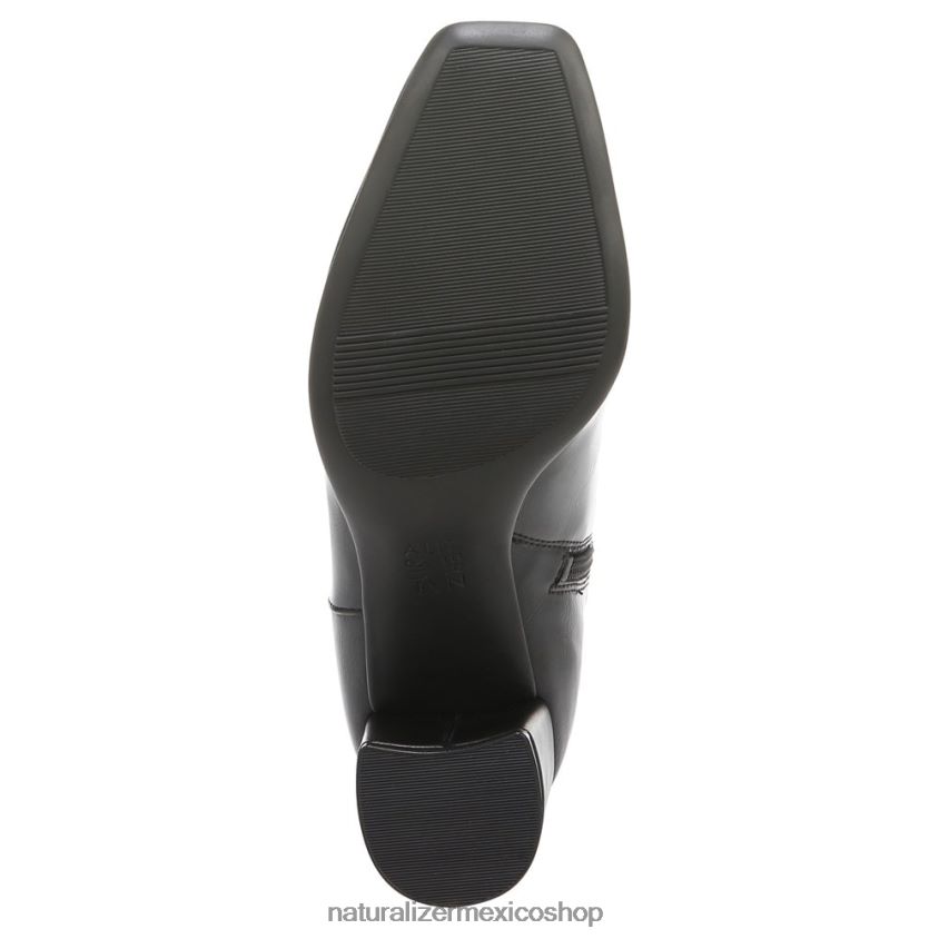 botas | botas waylon de pantorrilla ancha hasta la rodilla 60D4P0600 Naturalizer mujer sintético texturizado negro - Imagen 7