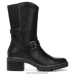 botas | botín de garra 60D4P0685 Naturalizer mujer cuero negro - Imagen 2