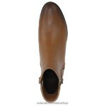 botas | botín de robyn 60D4P0658 Naturalizer mujer cuero marrón té inglés - Imagen 4