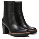 botas | catie botín 60D4P0665 Naturalizer mujer cuero negro