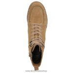 botas | dara botín 60D4P0674 Naturalizer mujer cuero dorado caramelo - Imagen 4
