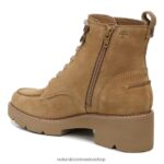 botas | dara botín 60D4P0674 Naturalizer mujer cuero dorado caramelo - Imagen 8