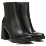 botas | gen n alcance botín 60D4P0643 Naturalizer mujer cuero negro