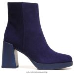 botas | gen n alcance botín 60D4P0644 Naturalizer mujer cuero refugio azul - Imagen 2