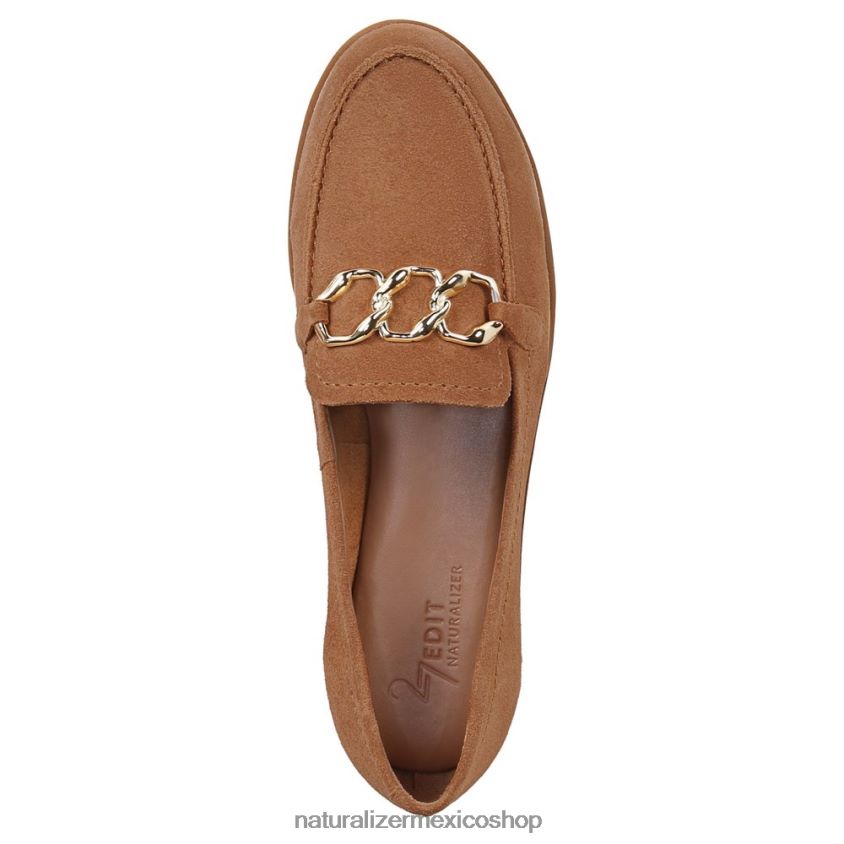 mocasines | 27 editar mocasín sevyn 60D4P0199 Naturalizer mujer ante dorado caramelo - Imagen 4