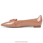 mocasines | 27 editar molinero plano 60D4P0386 Naturalizer mujer charol marrón avellana - Imagen 3
