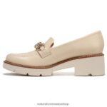 mocasines | holgazán 60D4P0153 Naturalizer mujer cuero crema vainilla - Imagen 3