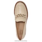 mocasines | holgazán 60D4P0153 Naturalizer mujer cuero crema vainilla - Imagen 4