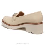 mocasines | holgazán 60D4P0153 Naturalizer mujer cuero crema vainilla - Imagen 9