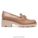 mocasines | holgazán 60D4P0154 Naturalizer mujer cuero topo - Imagen 2