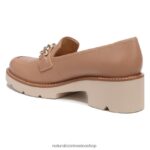 mocasines | holgazán 60D4P0154 Naturalizer mujer cuero topo - Imagen 9