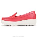 mocasines | mocasín luanna 60D4P041 Naturalizer mujer cuero rojo - Imagen 3