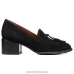 mocasines | mocasín trixie 60D4P0653 Naturalizer mujer ante negro - Imagen 2