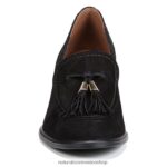 mocasines | mocasín trixie 60D4P0653 Naturalizer mujer ante negro - Imagen 5