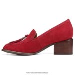 mocasines | mocasín trixie 60D4P0655 Naturalizer mujer ante rojo rubí - Imagen 3