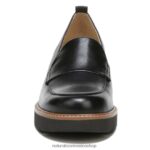 mocasines | mocasines con suela dentada Darry 60D4P0164 Naturalizer mujer cuero negro - Imagen 5