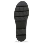 mocasines | mocasines con suela dentada Darry 60D4P0164 Naturalizer mujer cuero negro - Imagen 7