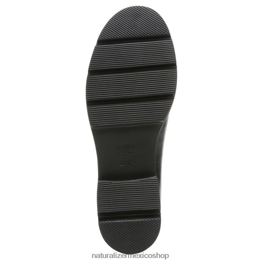 mocasines | mocasines con suela dentada Darry 60D4P0164 Naturalizer mujer cuero negro - Imagen 7