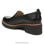 mocasines | mocasines con suela dentada Darry 60D4P0164 Naturalizer mujer cuero negro - Imagen 8