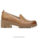 mocasines | mocasines con suela dentada Darry 60D4P0165 Naturalizer mujer cuero caramelo - Imagen 2