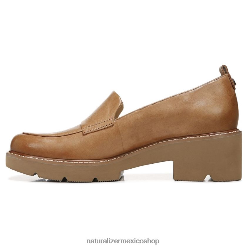 mocasines | mocasines con suela dentada Darry 60D4P0165 Naturalizer mujer cuero caramelo - Imagen 3