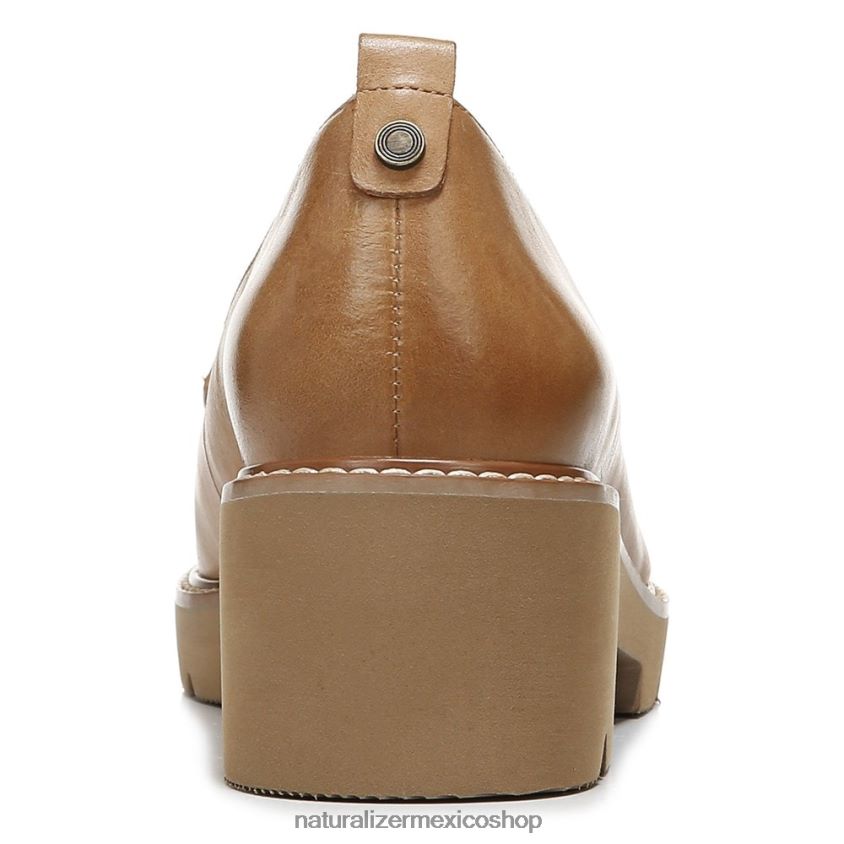 mocasines | mocasines con suela dentada Darry 60D4P0165 Naturalizer mujer cuero caramelo - Imagen 6