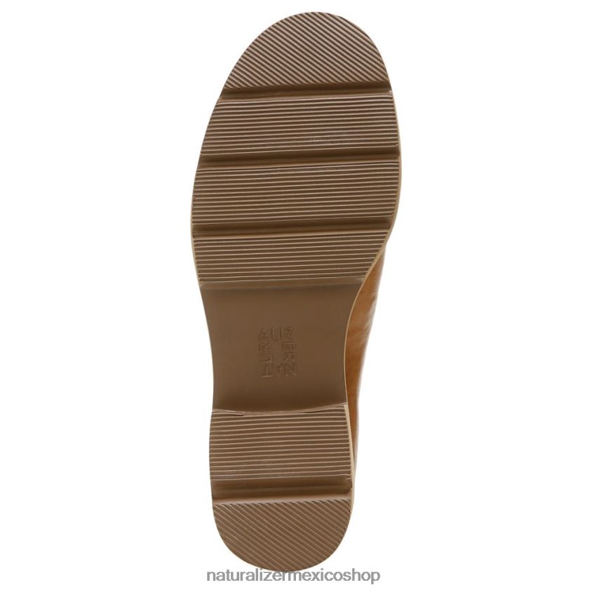 mocasines | mocasines con suela dentada Darry 60D4P0165 Naturalizer mujer cuero caramelo - Imagen 7