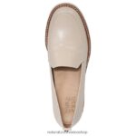 mocasines | mocasines con suela dentada Darry 60D4P0166 Naturalizer mujer cuero de piel de porcelana - Imagen 4