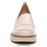 mocasines | mocasines con suela dentada Darry 60D4P0166 Naturalizer mujer cuero de piel de porcelana - Imagen 5
