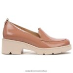 mocasines | mocasines con suela dentada Darry 60D4P0167 Naturalizer mujer patente de avellana - Imagen 2