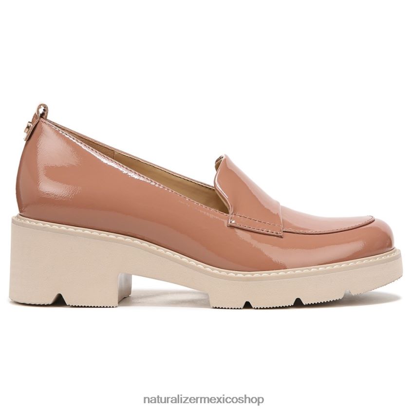 mocasines | mocasines con suela dentada Darry 60D4P0167 Naturalizer mujer patente de avellana - Imagen 2