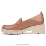 mocasines | mocasines con suela dentada Darry 60D4P0167 Naturalizer mujer patente de avellana - Imagen 3