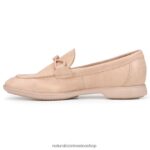 mocasines | mocasines sin cordones Ravenna 60D4P078 Naturalizer mujer cuero beige - Imagen 3