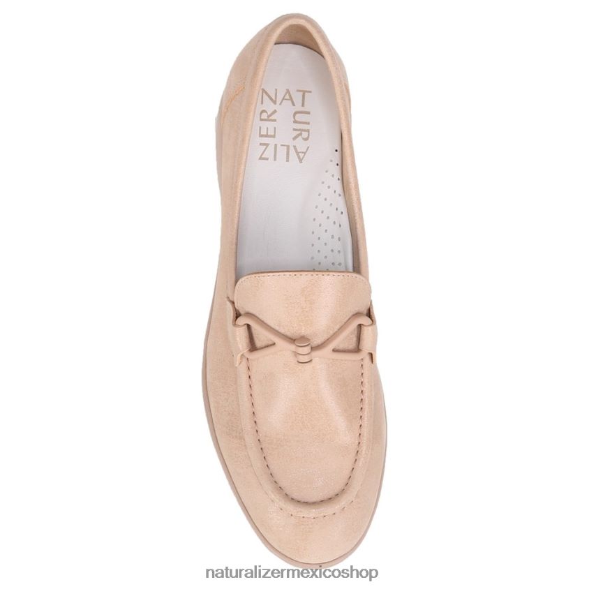 mocasines | mocasines sin cordones Ravenna 60D4P078 Naturalizer mujer cuero beige - Imagen 4