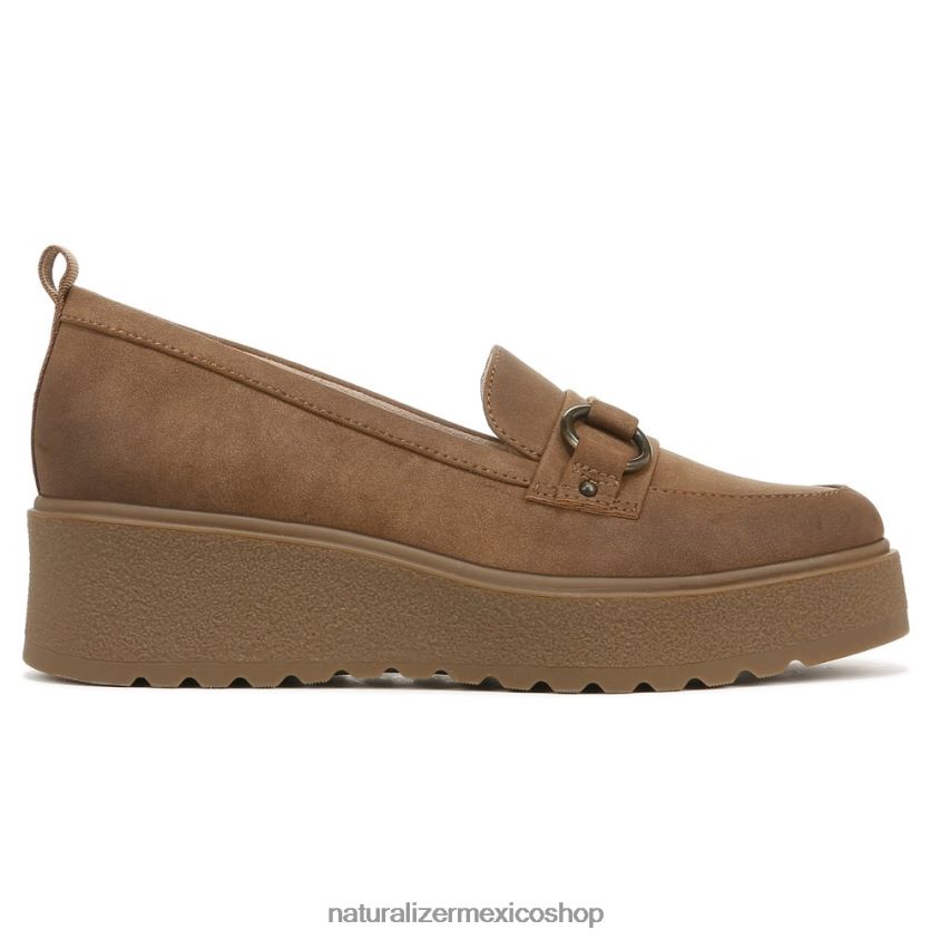 mocasines | mocasines soul joyla 60D4P0552 Naturalizer mujer pan de plátano tela marrón - Imagen 2