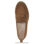mocasines | mocasines soul joyla 60D4P0552 Naturalizer mujer pan de plátano tela marrón - Imagen 4