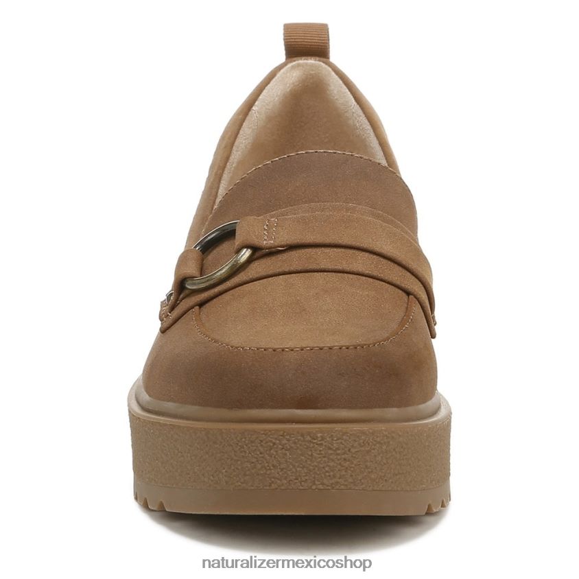 mocasines | mocasines soul joyla 60D4P0552 Naturalizer mujer pan de plátano tela marrón - Imagen 5