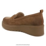 mocasines | mocasines soul joyla 60D4P0552 Naturalizer mujer pan de plátano tela marrón - Imagen 8