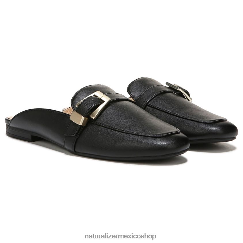 mulas | kayden 3 mula 60D4P0542 Naturalizer mujer negro liso hecho por el hombre - Imagen 1