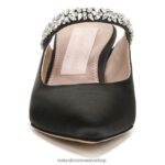 mulas | mule de vestir liefde 60D4P0315 Naturalizer mujer tela negra - Imagen 5