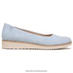 pisos | alma idea bailarina plana 60D4P0365 Naturalizer mujer polvo azul sintético - Imagen 2