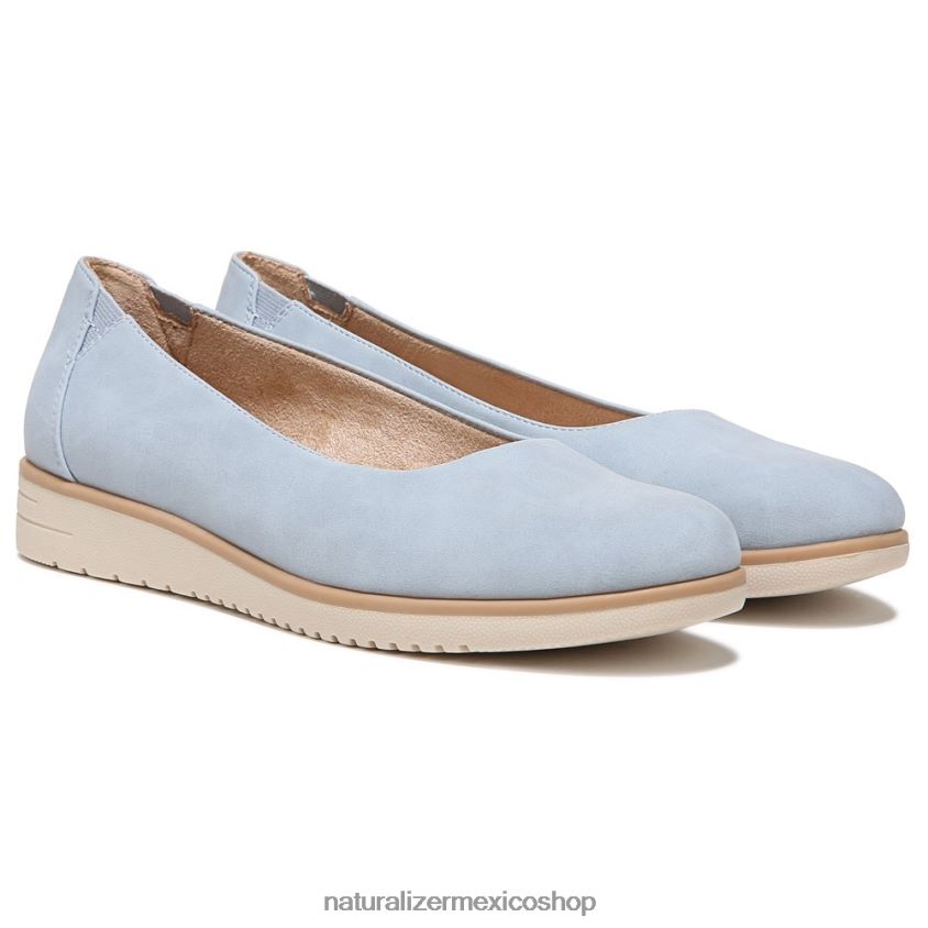 pisos | alma idea bailarina plana 60D4P0365 Naturalizer mujer polvo azul sintético - Imagen 1