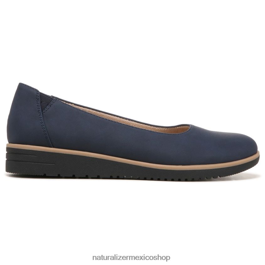 pisos | alma idea bailarina plana 60D4P0366 Naturalizer mujer azul marino sintético - Imagen 2
