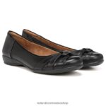 pisos | alma regalo plana 60D4P0390 Naturalizer mujer sintético negro