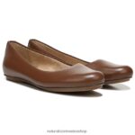 pisos | bailarinas maxwell 60D4P0176 Naturalizer mujer cuero de nuez de brasil