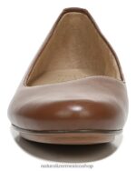 pisos | bailarinas maxwell 60D4P0176 Naturalizer mujer cuero de nuez de brasil - Imagen 4