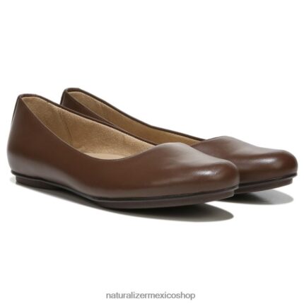 pisos | bailarinas maxwell 60D4P0178 Naturalizer mujer cuero de cacao