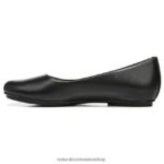 pisos | bailarinas maxwell 60D4P0184 Naturalizer mujer cuero negro - Imagen 3