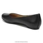 pisos | bailarinas maxwell 60D4P0184 Naturalizer mujer cuero negro - Imagen 8