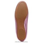 pisos | bailarinas maxwell 60D4P0189 Naturalizer mujer cuero rosa salvaje - Imagen 4